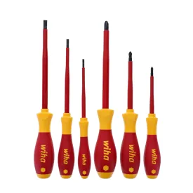 6 Piece Insulated SoftFinish Screwdriver Set - Slotted, Phillips