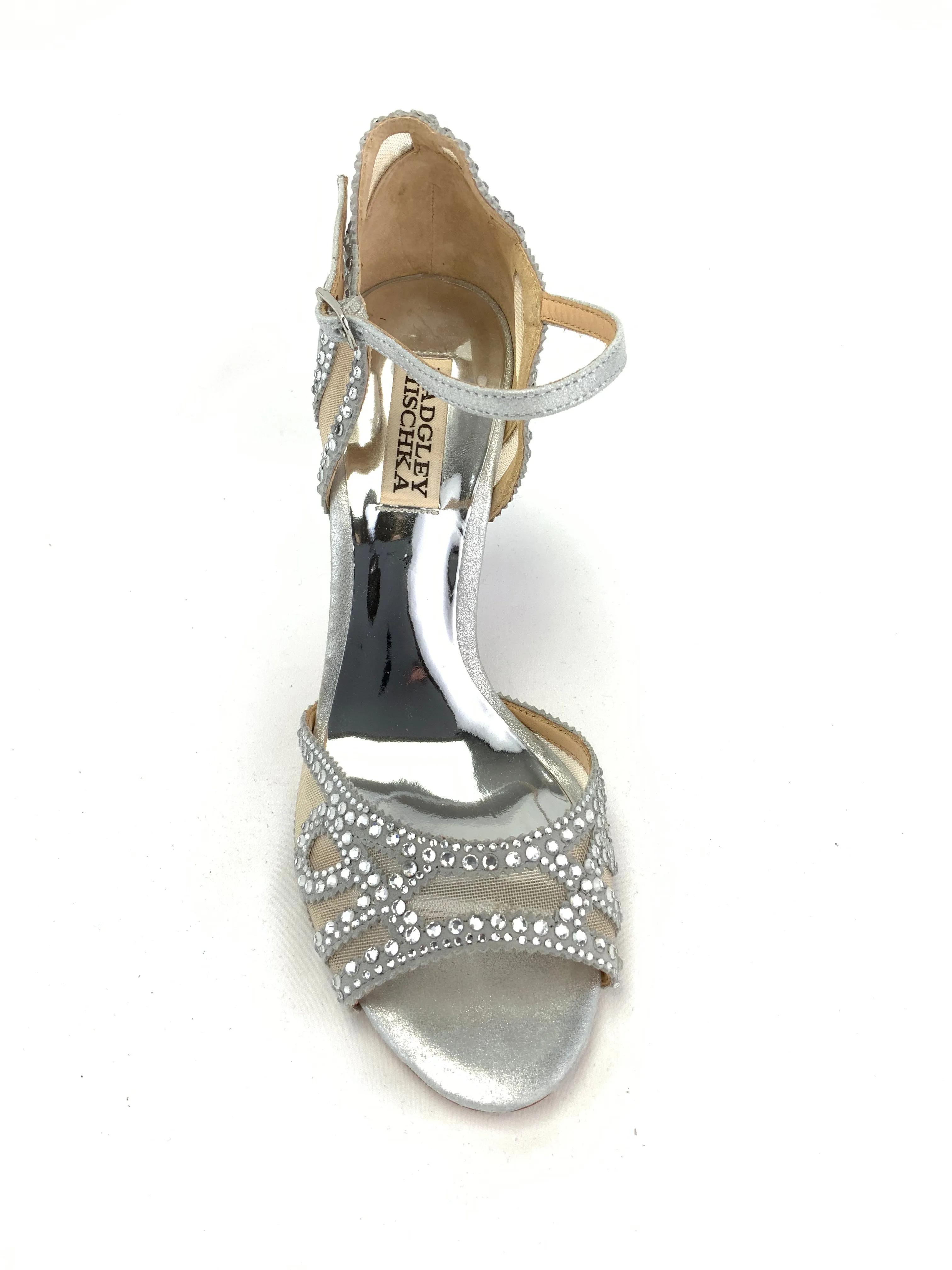 Badgley Mischka Rhinestone Heels Size 7