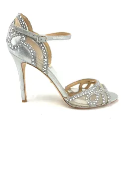 Badgley Mischka Rhinestone Heels Size 7