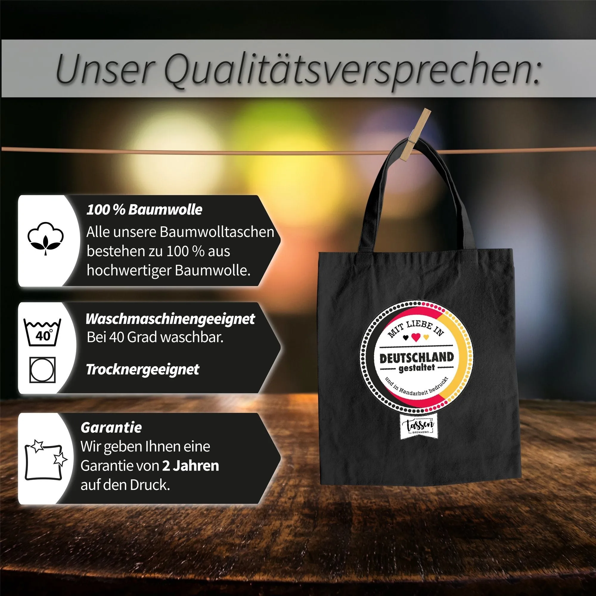 Baumwolltasche - Physios Wir retten die Welt in Jogging-Hosen