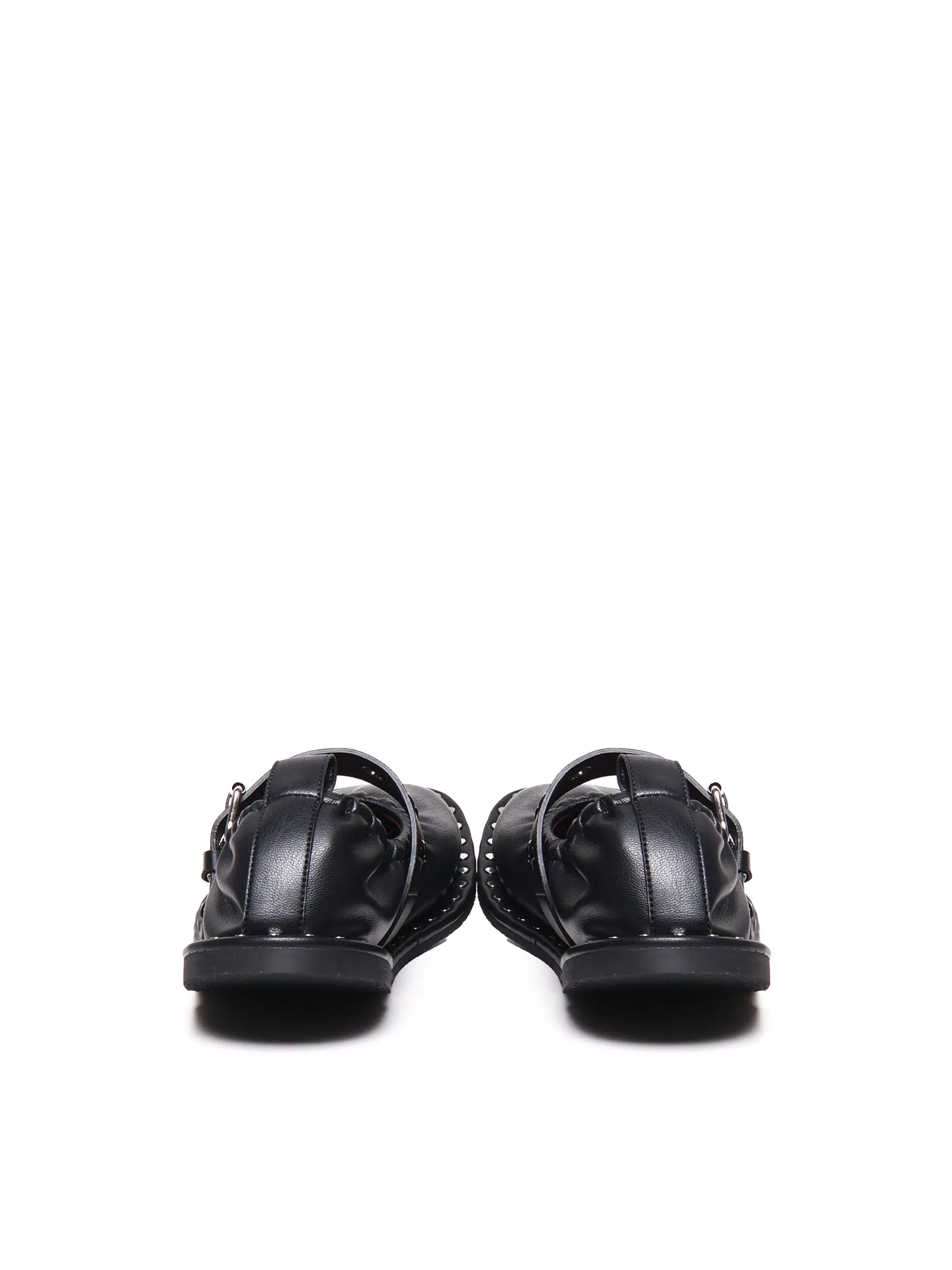 Black Ballerinas with Cut-Out Stars
