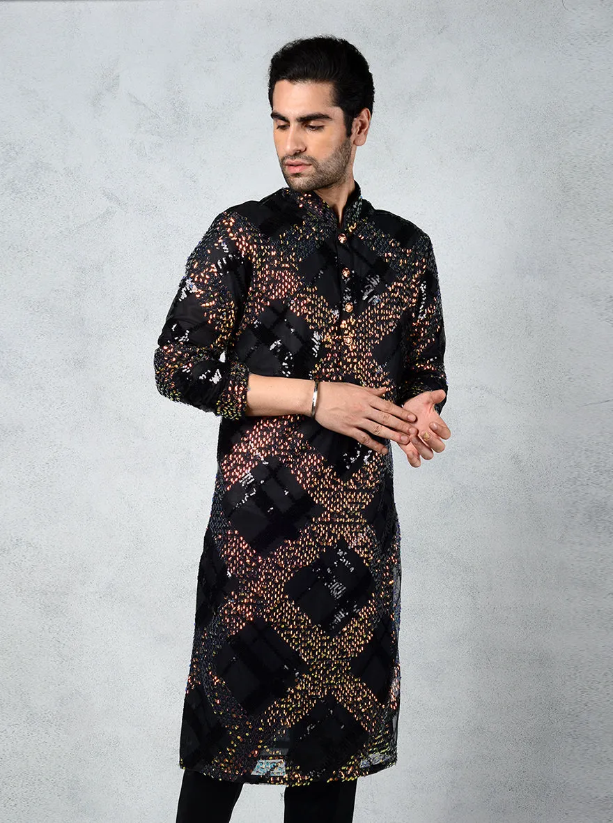 Black Kurta Pajama | Siddhesh Chauhan