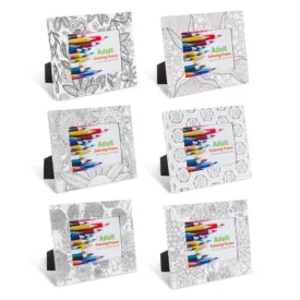 Coloring Canvas Frame for Adults 5 x 7 6 Assorted Styles