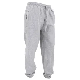 FLOSO Mens Elasticated Jog Pants / Jogging Bottoms (Closed Cuff)