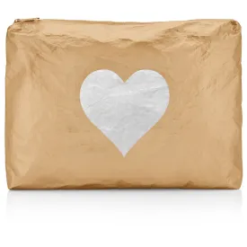 Jumbo Pack in Gold with Silver Heart