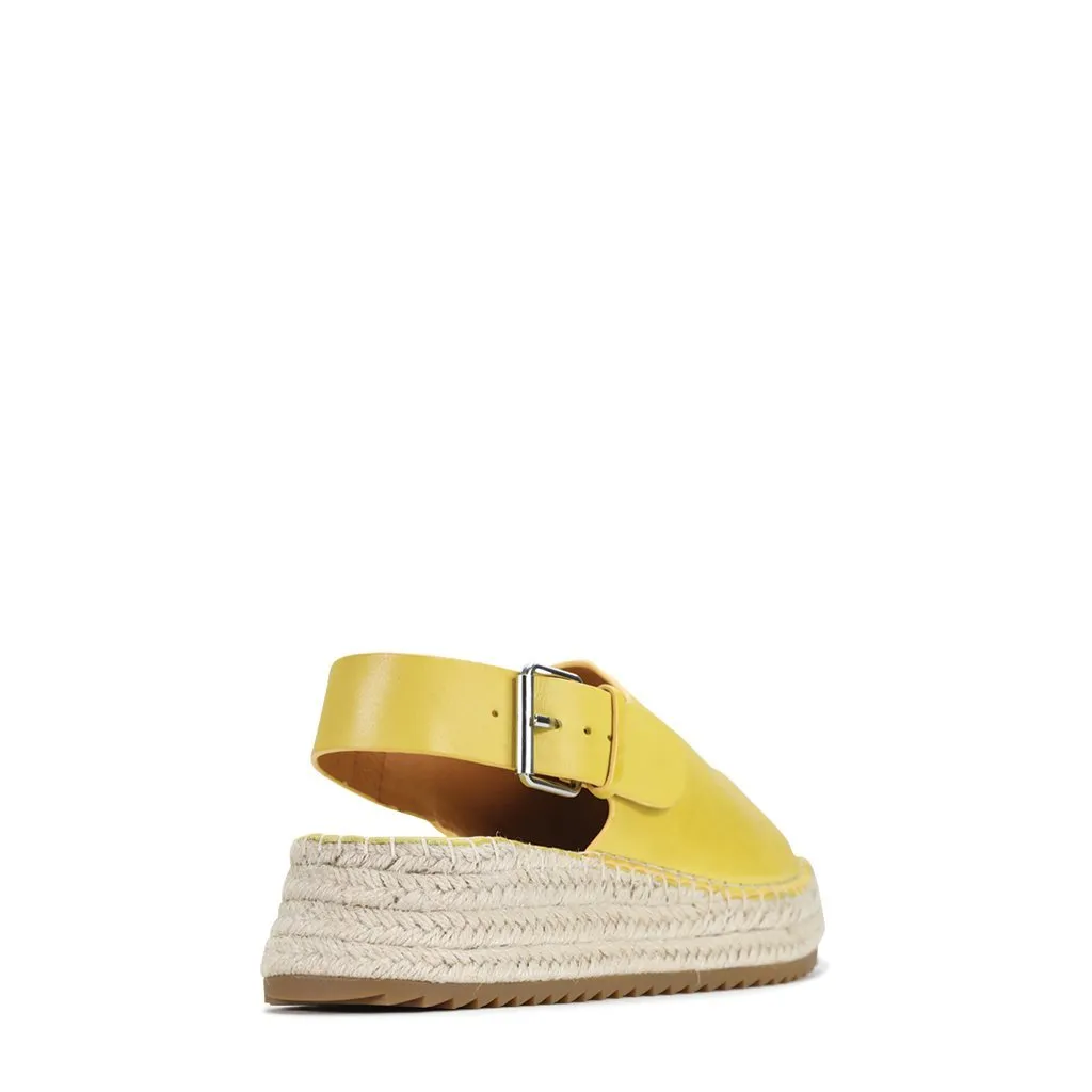 LAROS ESPADRILLES LEATHER SANDAL