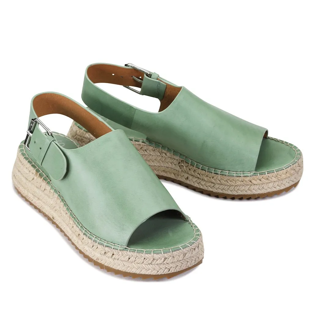 LAROS ESPADRILLES LEATHER SANDAL