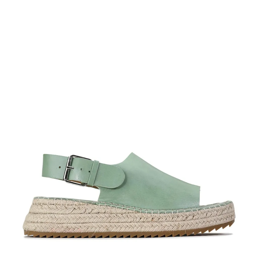 LAROS ESPADRILLES LEATHER SANDAL