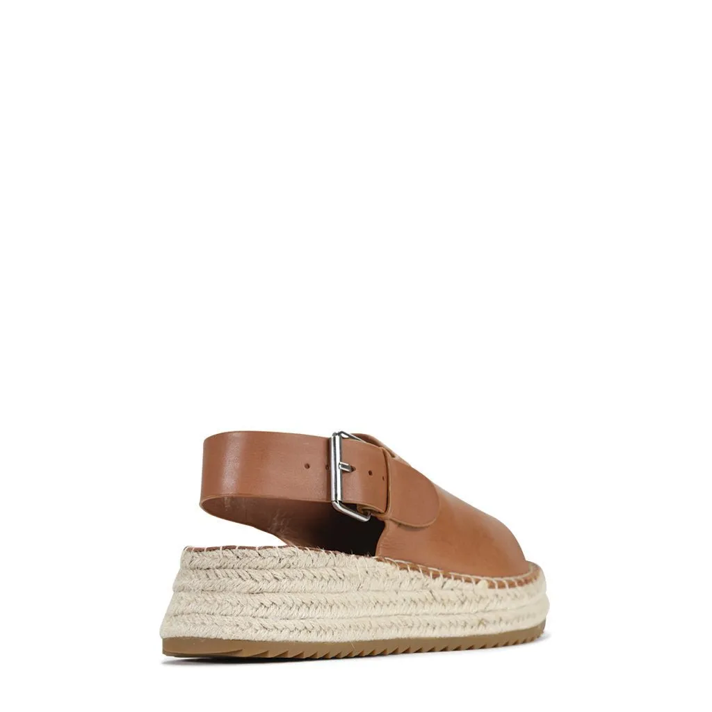 LAROS ESPADRILLES LEATHER SANDAL