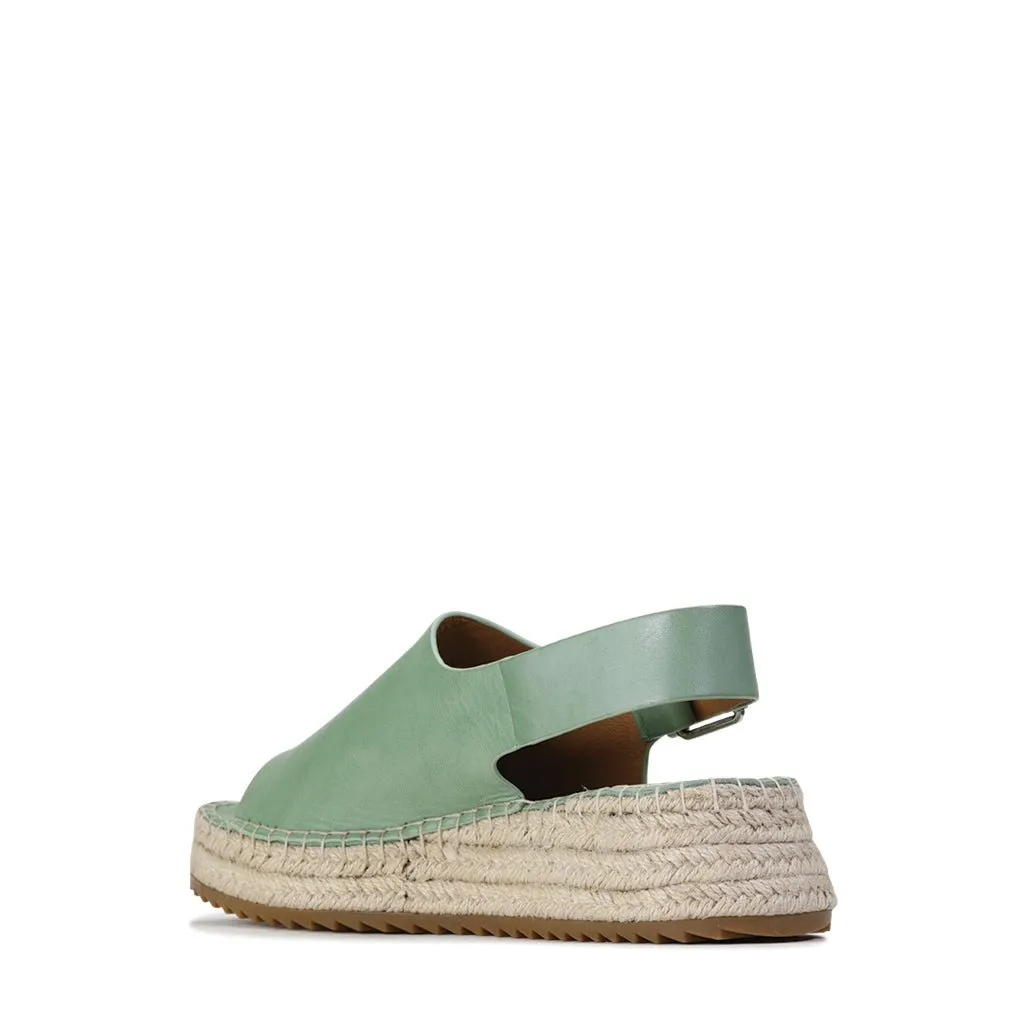LAROS ESPADRILLES LEATHER SANDAL
