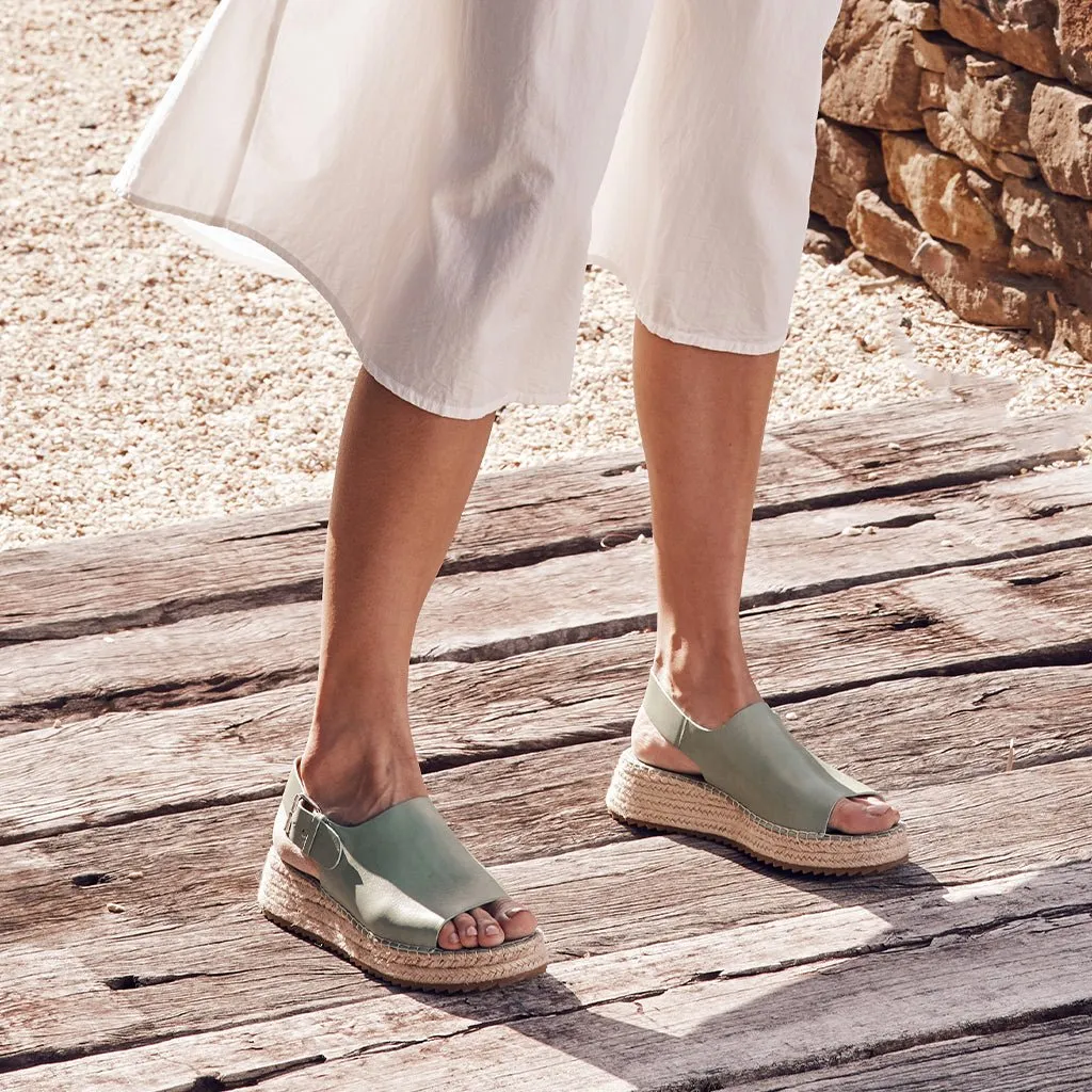 LAROS ESPADRILLES LEATHER SANDAL