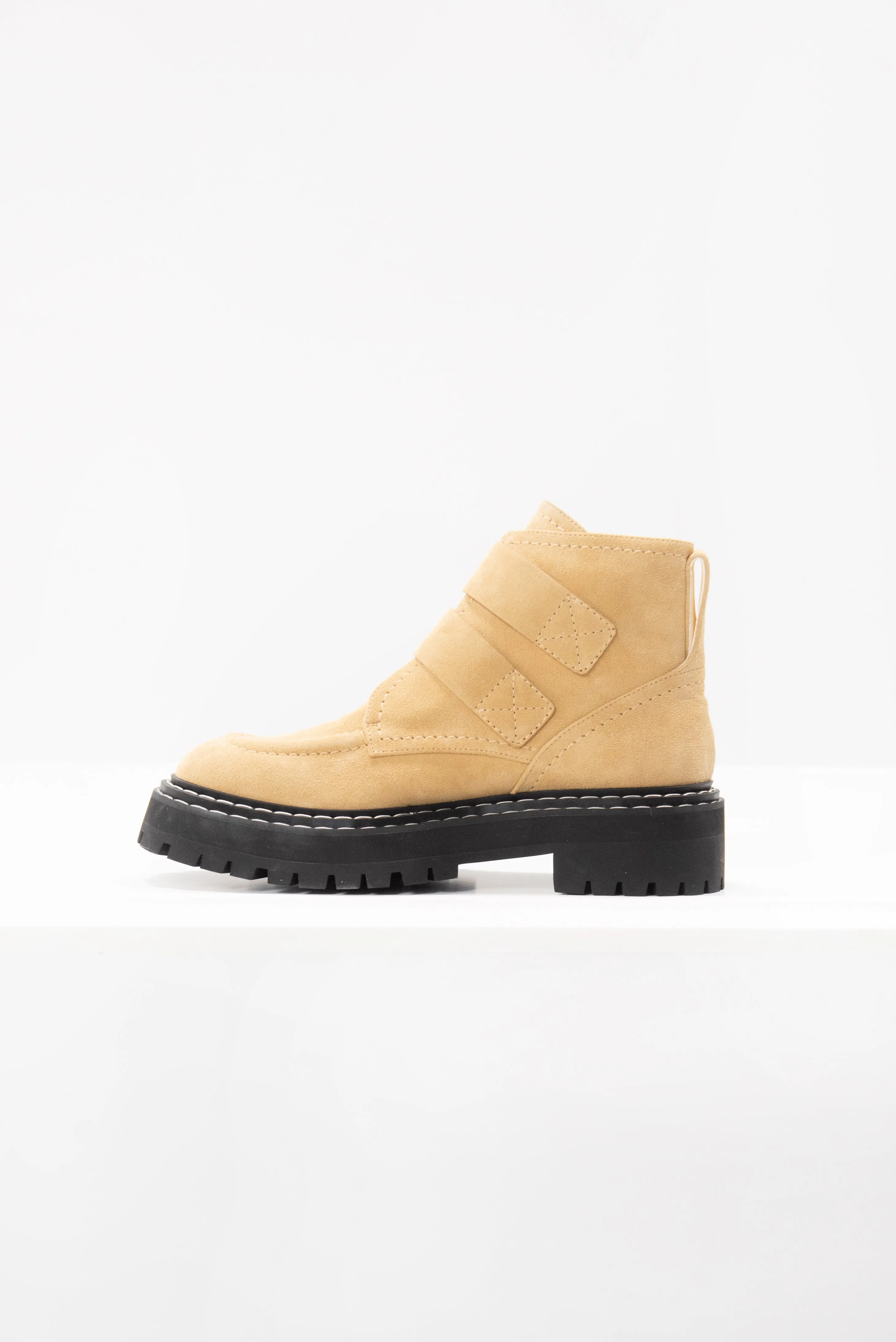 Lug Sole Buckle Boots, Sand