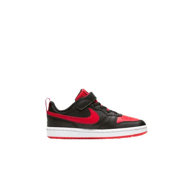 Nike Court Borough  Kids Lifestyle Shoes Black/Red
