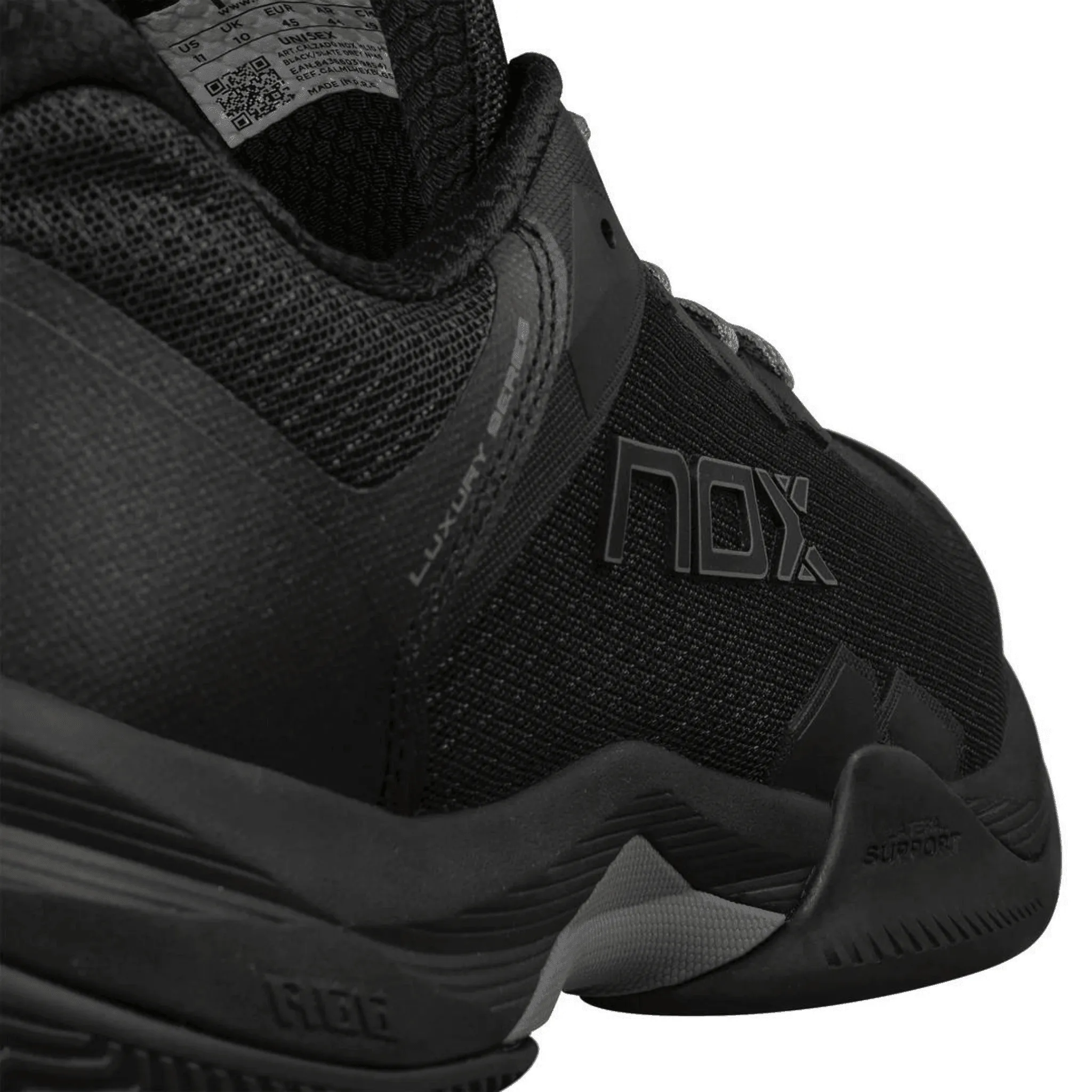 Nox ML10 HEXA Black/Slate Grey Padel Shoes