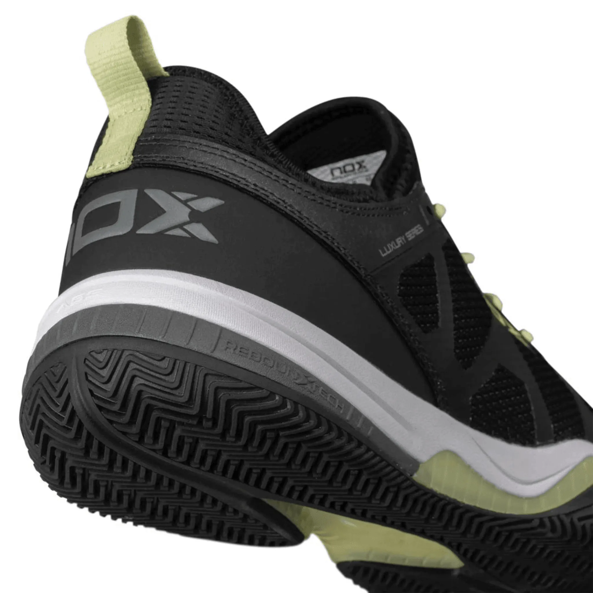 Nox NERBO Black/Soft Lime Padel Shoes