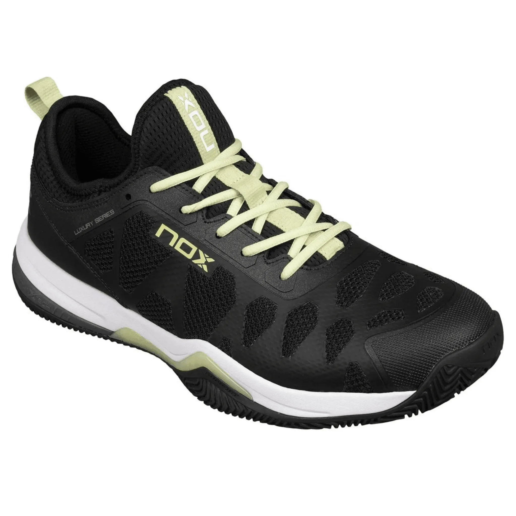 Nox NERBO Black/Soft Lime Padel Shoes