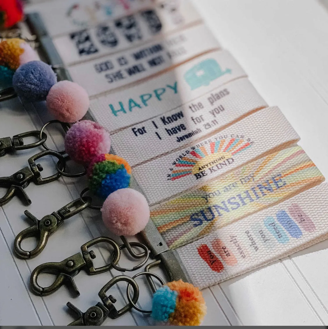 Word to live by keychain
