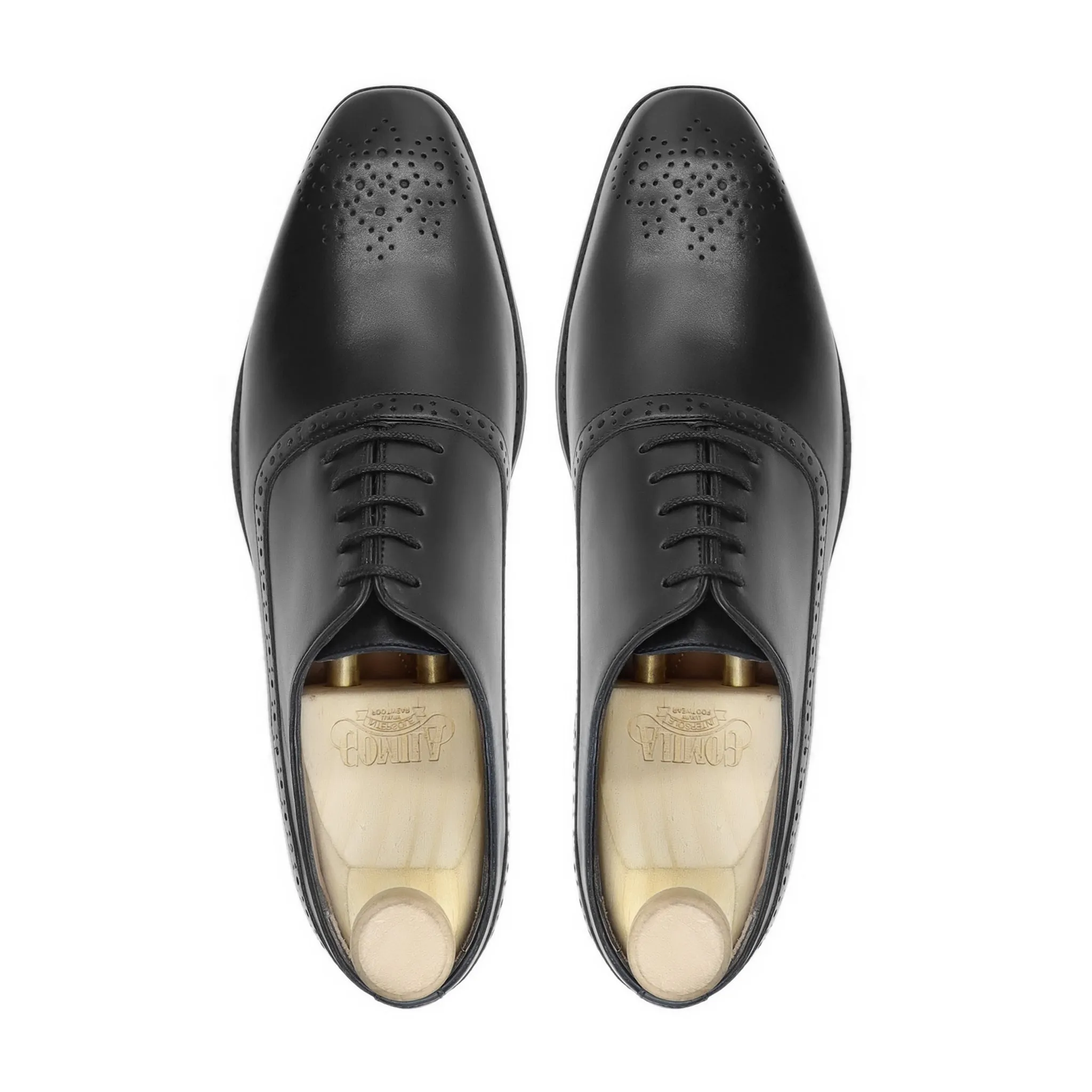 Yosem - Men's Black Calf Leather Oxford Shoe