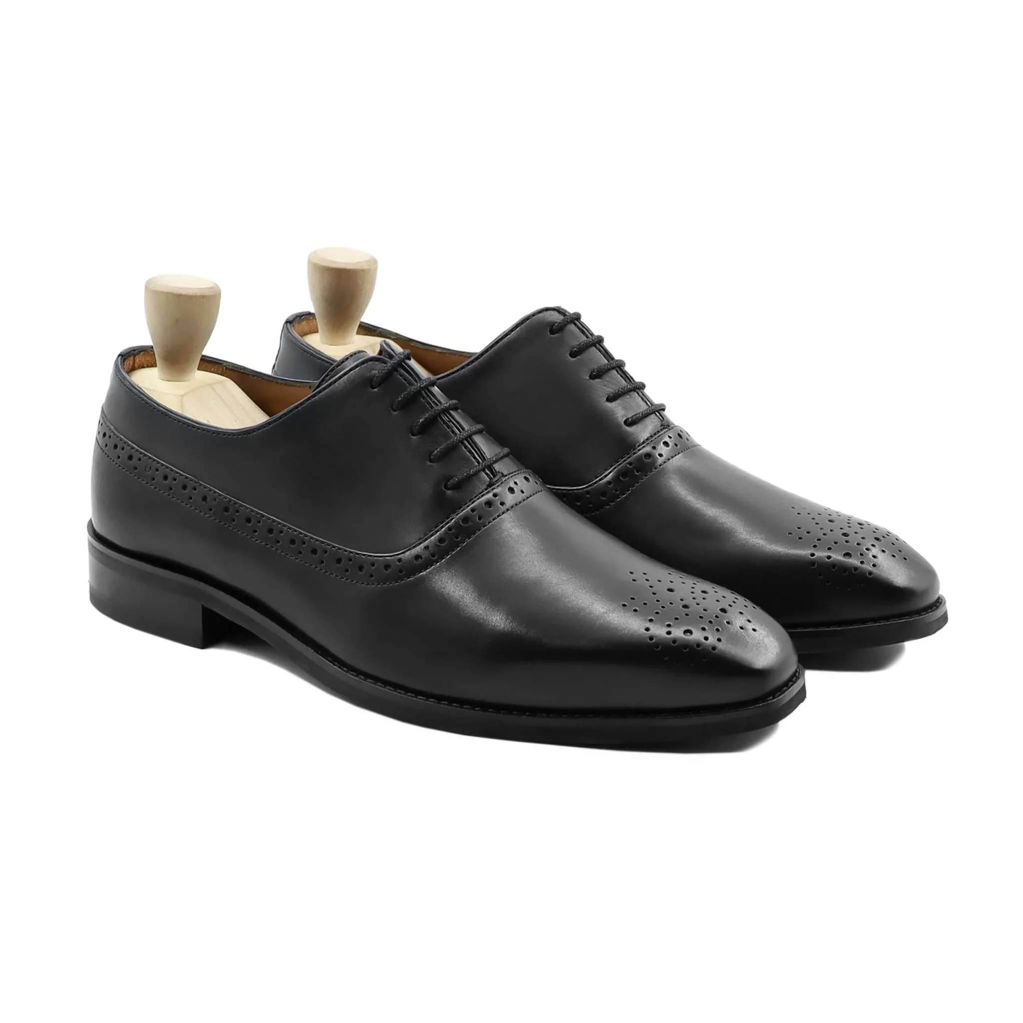 Yosem - Men's Black Calf Leather Oxford Shoe